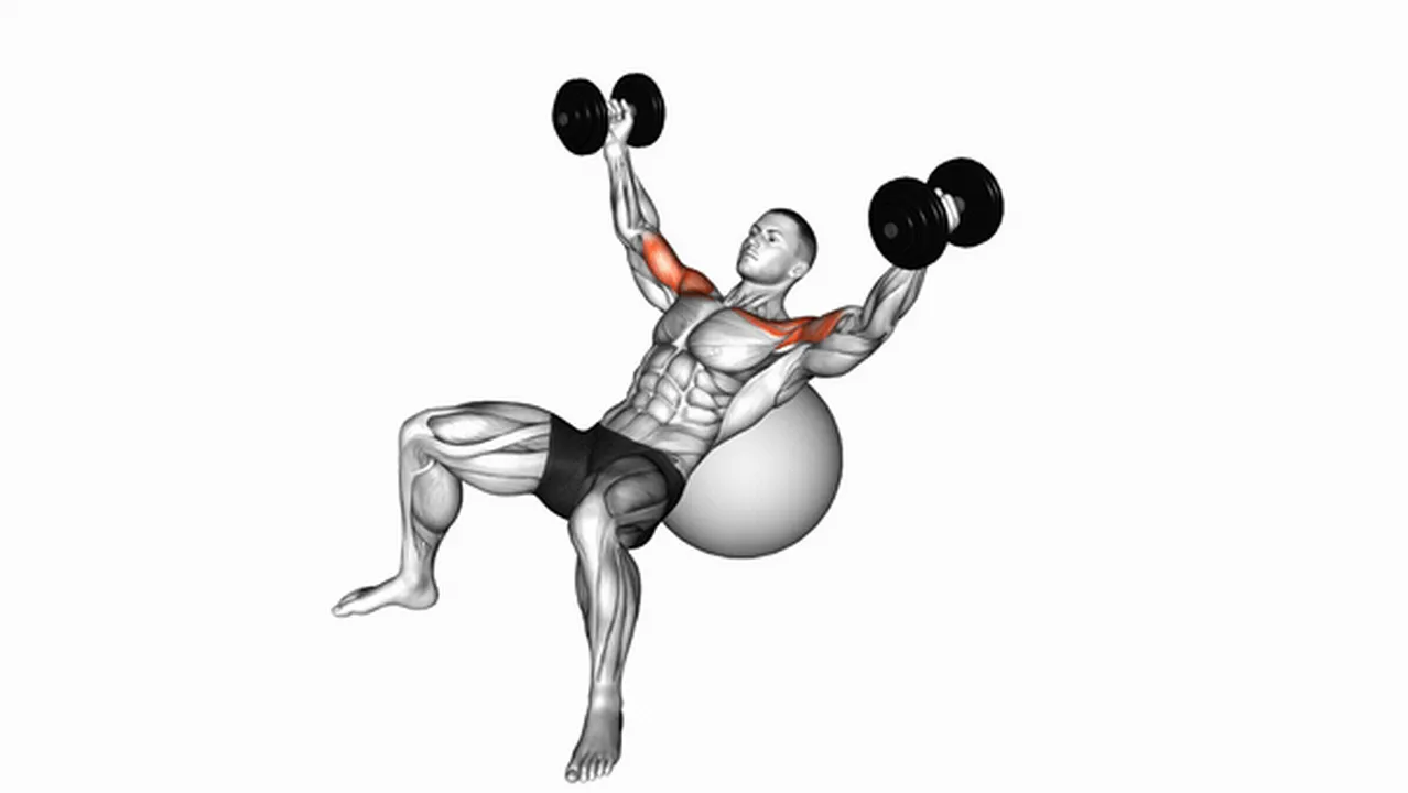 What are the benefits of Dumbbell Incline Fly on Exercise Ball? Image