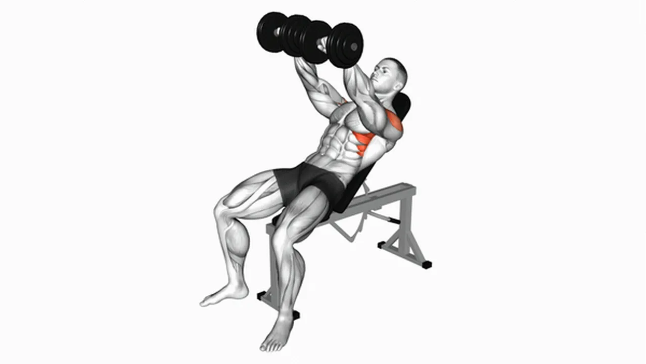 How to do Dumbbell Incline Front Raises? Image