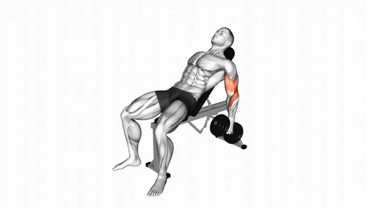 Dumbbell Incline Hammer Curls