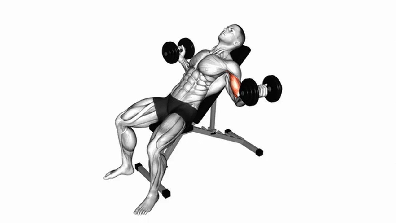 Common Dumbbell Incline Inner Biceps Curl variations Image