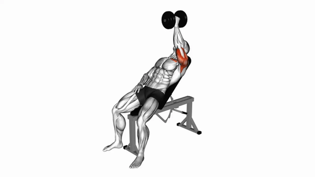 How to do the Dumbbell Incline One Arm Hammer Press? Image