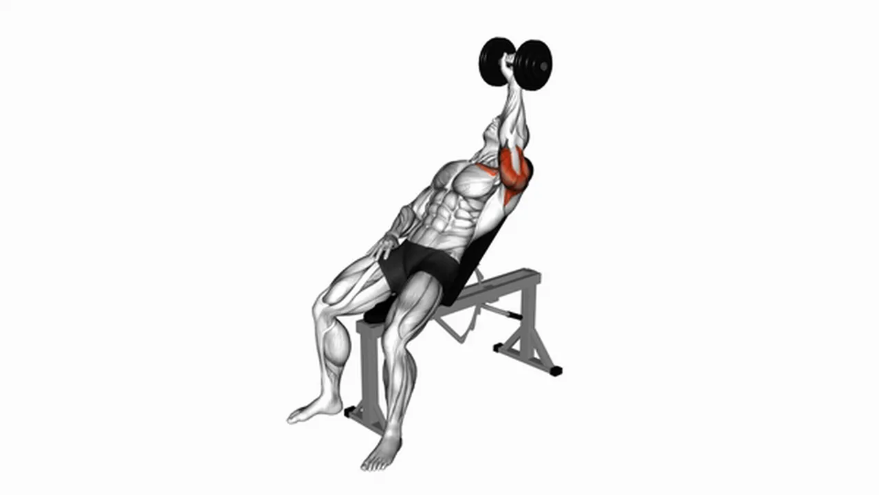 How to do the Dumbbell Incline One Arm Press? Image