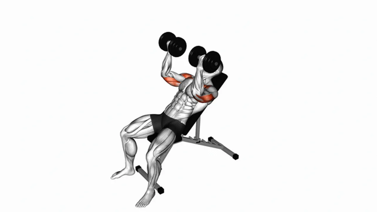 Common Dumbbell Incline Palm-in Press variations Image