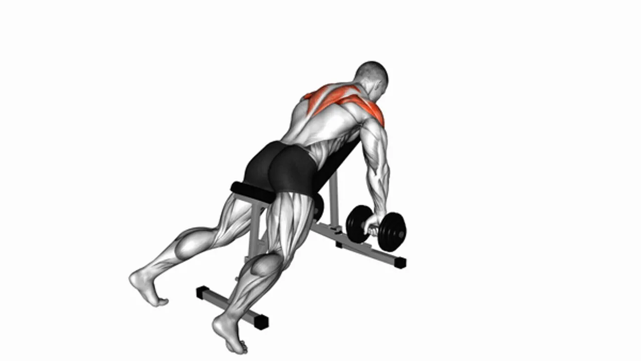 Dumbbell Incline Row