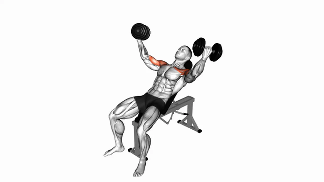 How to do Dumbbell Incline Twisted Fly? Image