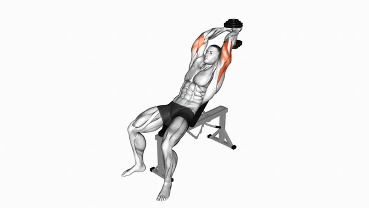 What are the benefits of Dumbbell Incline Two-Arm Extensions? Image