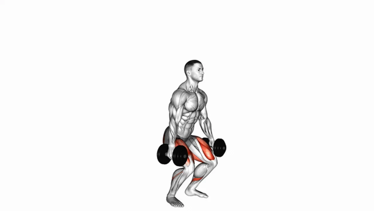 How to do dumbbell jumping squats? Image