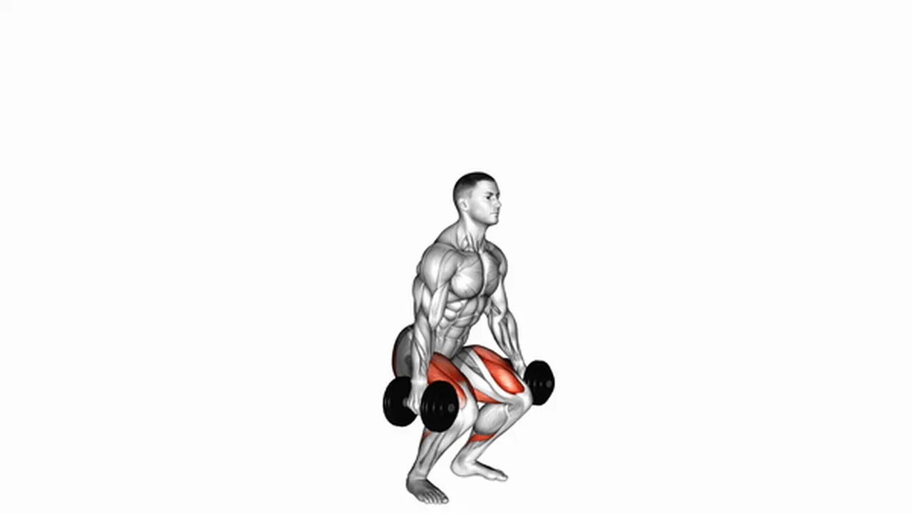 Common variations of dumbbell jumping squats Image