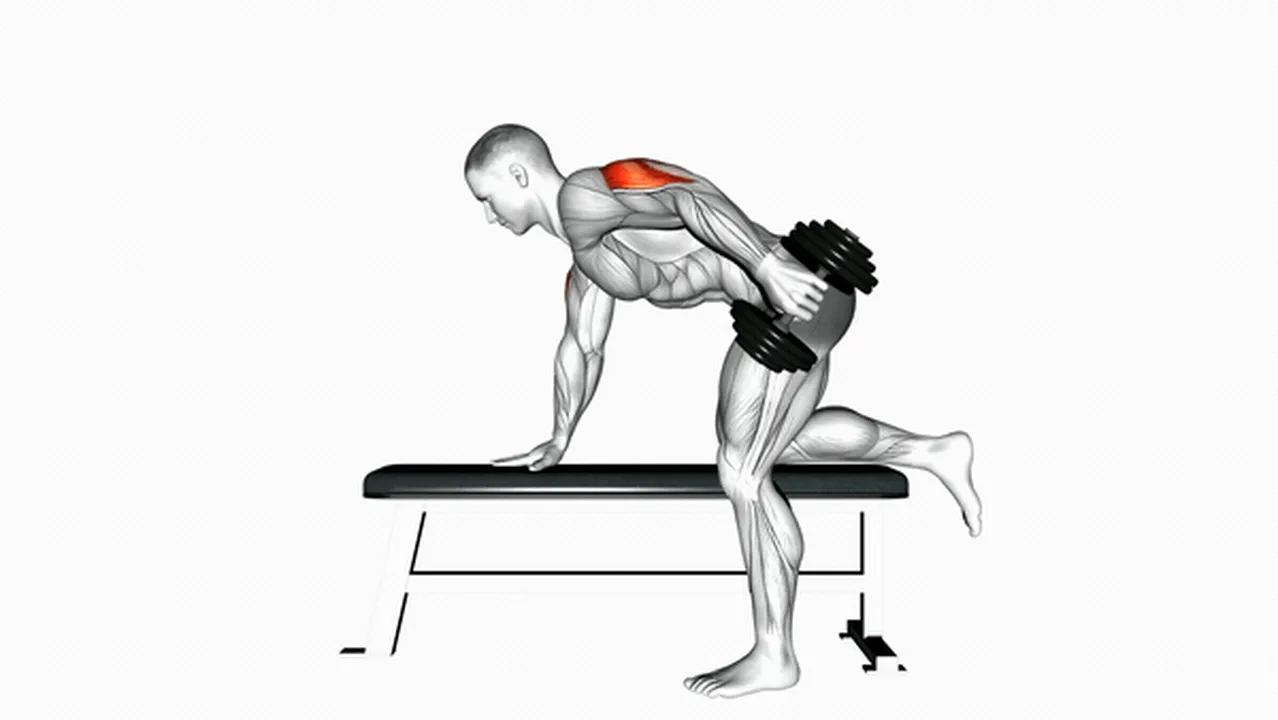 How to do dumbbell kickbacks? Image