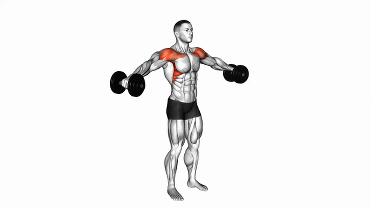 Common dumbbell lateral to front raise variations Image