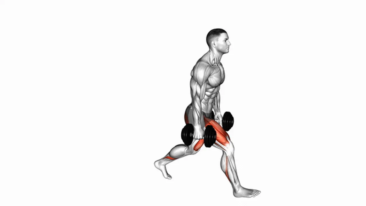 How to do dumbbell lunges? Image