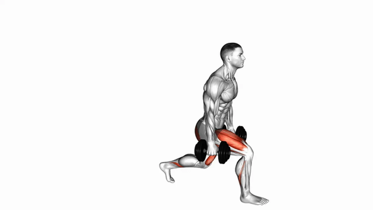 Common dumbbell lunges variations Image