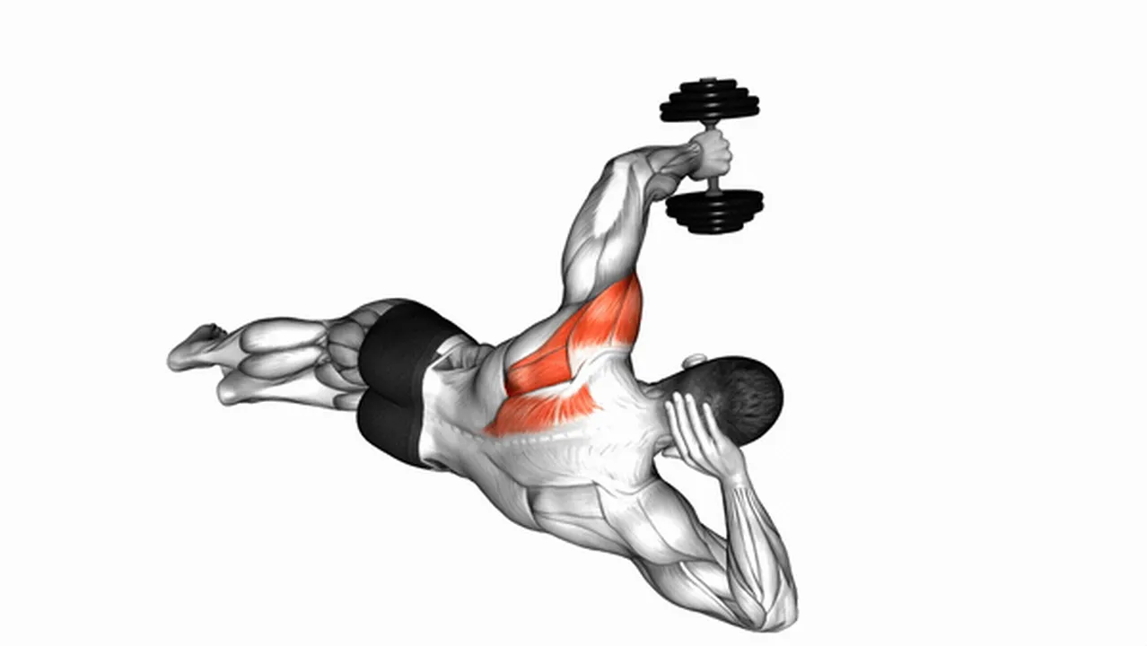 Common mistakes during Dumbbell Lying Floor Rear Delt Raise Image