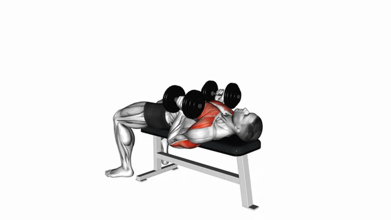 How to do Dumbbell Lying Hammer Press? Image