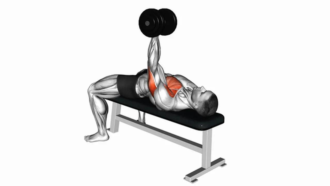 How to do the Dumbbell Lying One Arm Press? Image