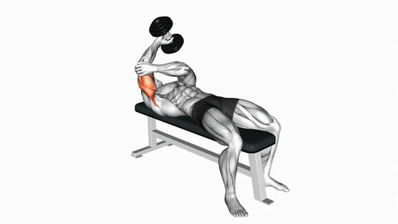 What are the benefits of the Dumbbell Lying One Arm Pronated Triceps Extension? Image