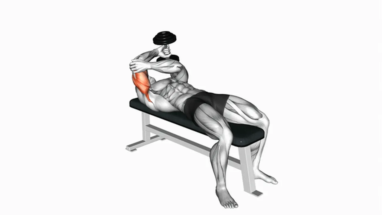 Common mistakes during Dumbbell Lying One Arm Pronated Triceps Extensions Image