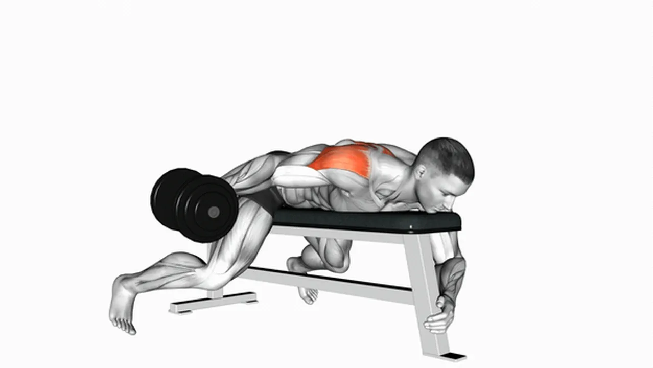 What are the benefits of dumbbell lying one-arm rear lateral raises? Image