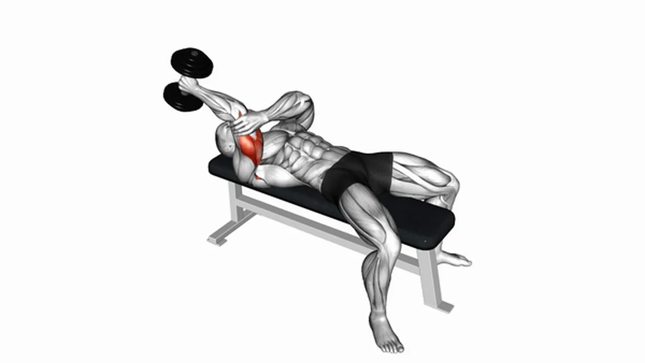 How to do dumbbell lying one-arm supinated triceps extensions? Image