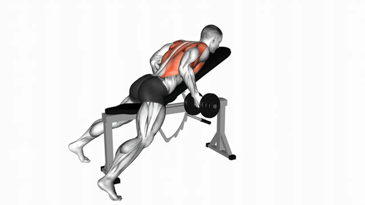 How to do dumbbell lying rear delt rows? Image