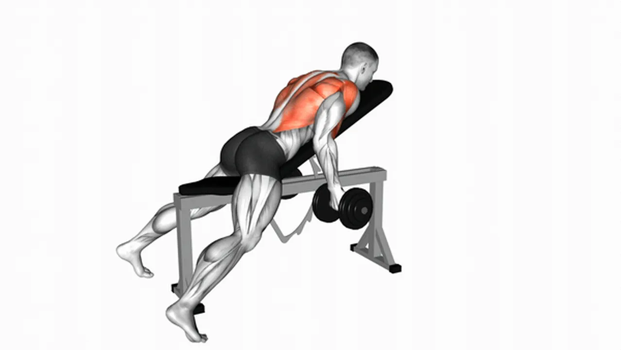 Common mistakes during dumbbell lying rear delt rows Image