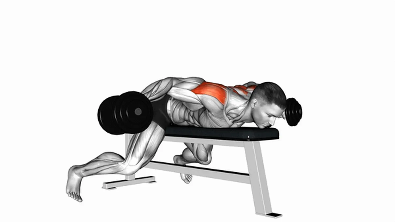 How to do dumbbell lying rear lateral raises? Image