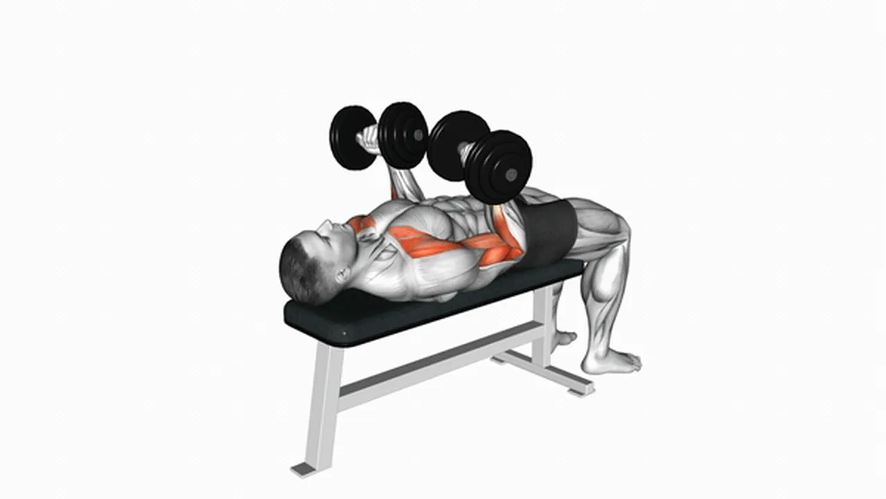 How to do Dumbbell Lying Supine Curls? Image