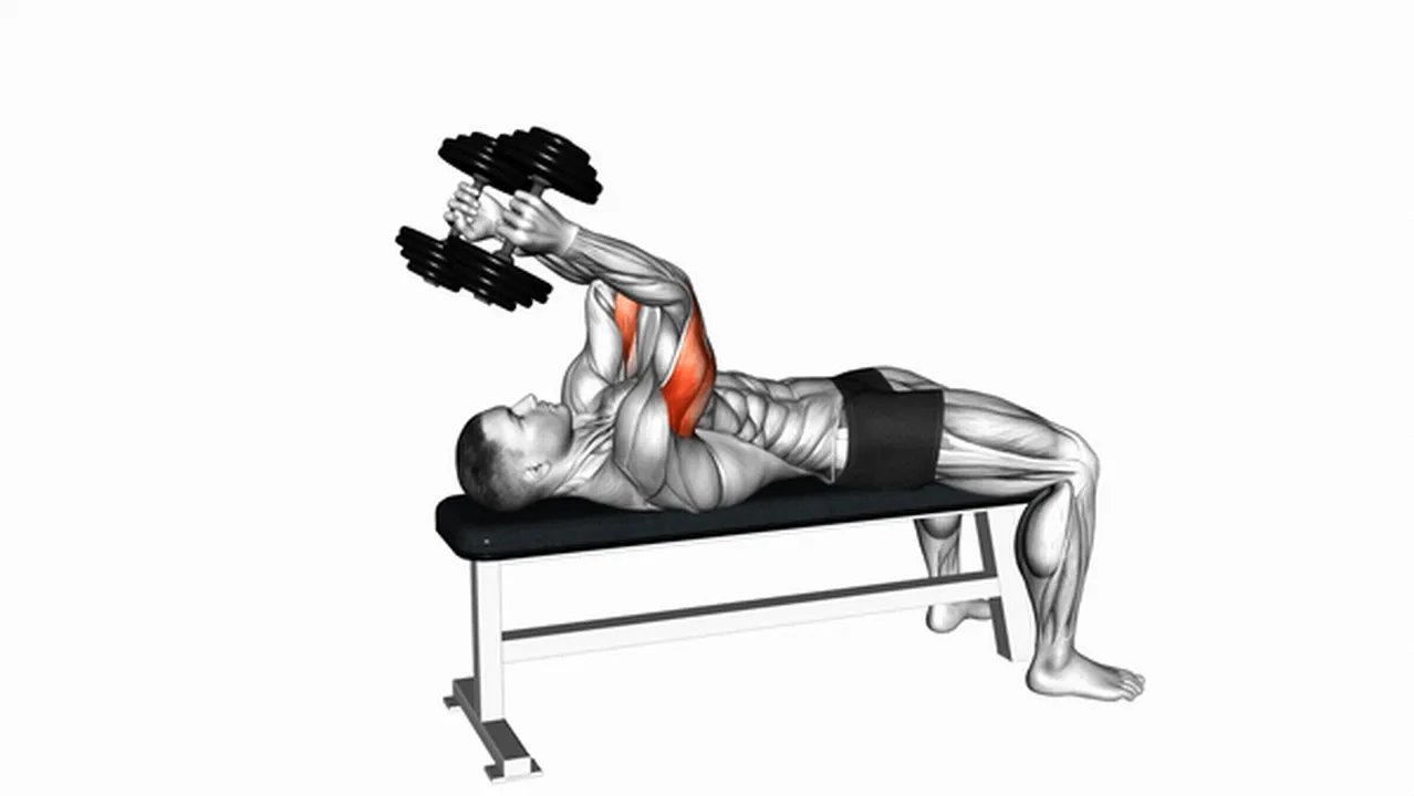 What are the benefits of dumbbell lying triceps extensions? Image