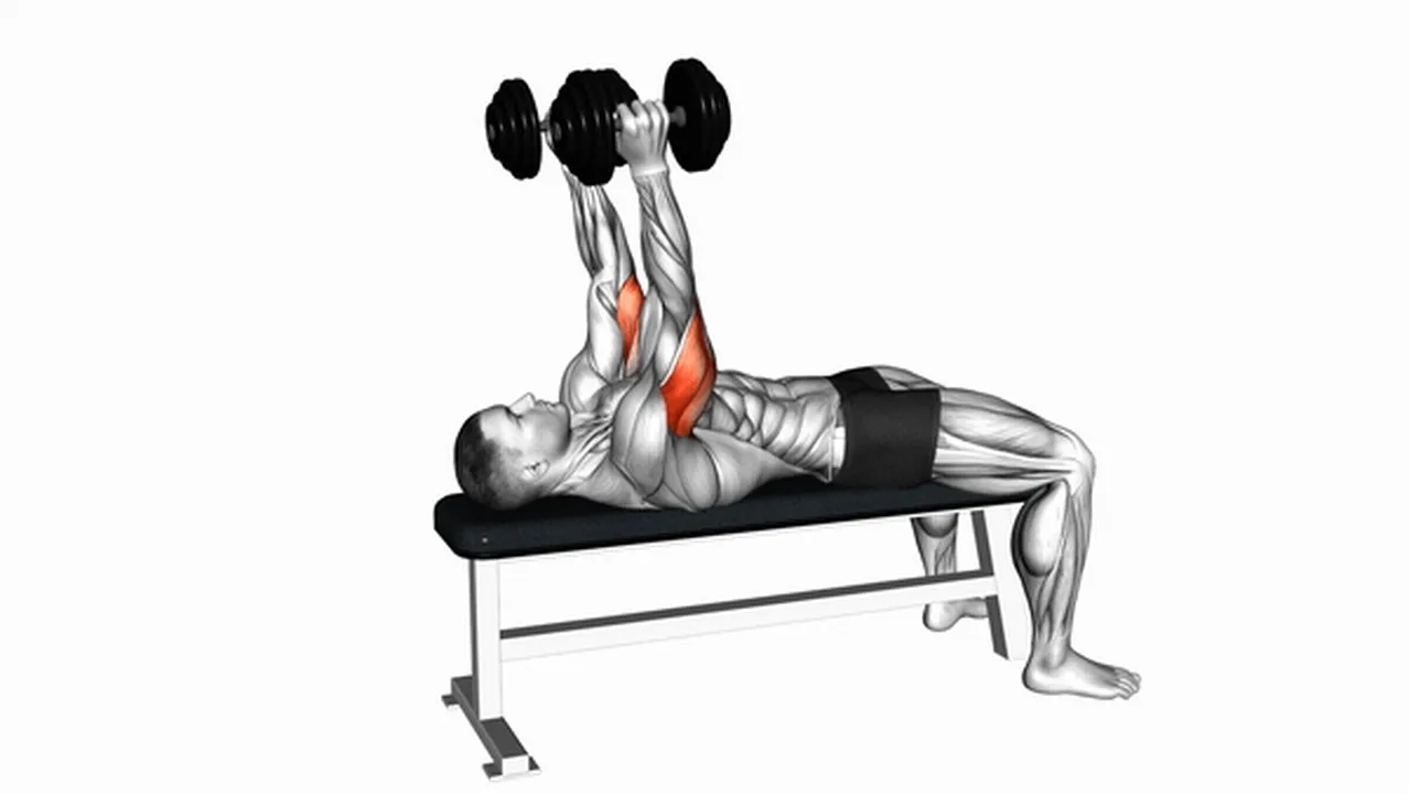 Common mistakes during dumbbell lying triceps extensions Image