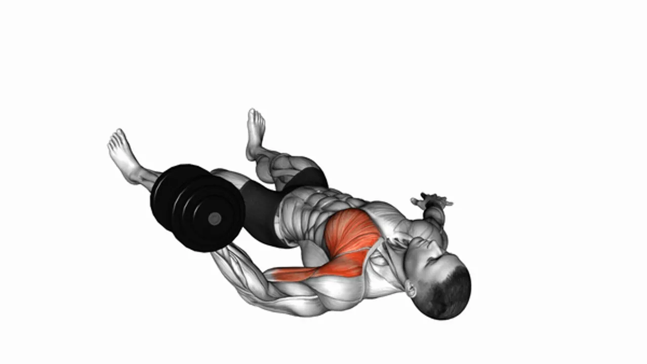 Dumbbell One Arm Floor Fly