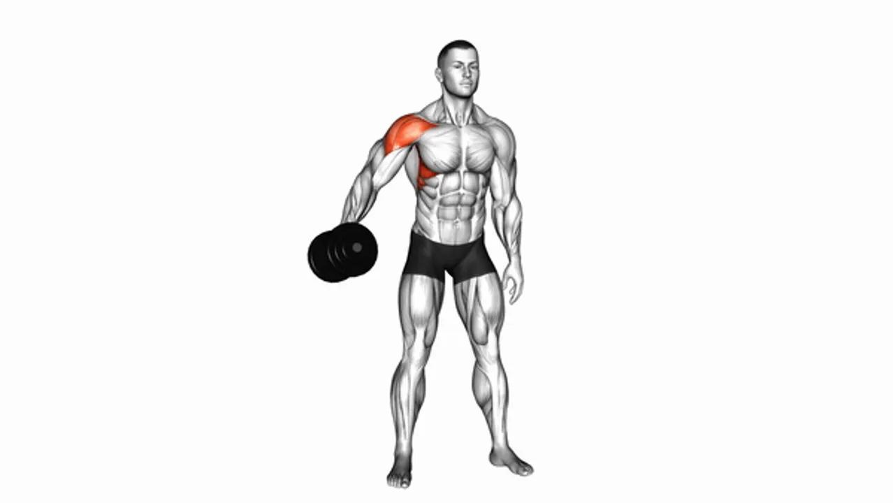 Dumbbell One-Arm Lateral Raise