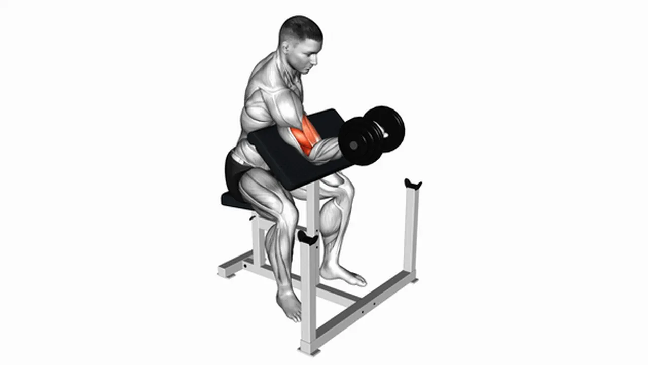 Common mistakes during Dumbbell One-Arm Reverse Preacher Curls Image