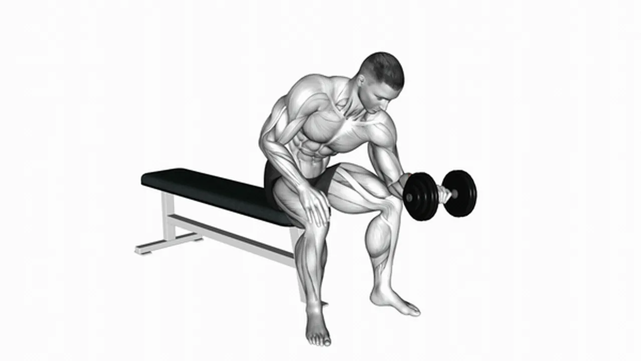 Common Dumbbell One-Arm Reverse Wrist Curl variations Image