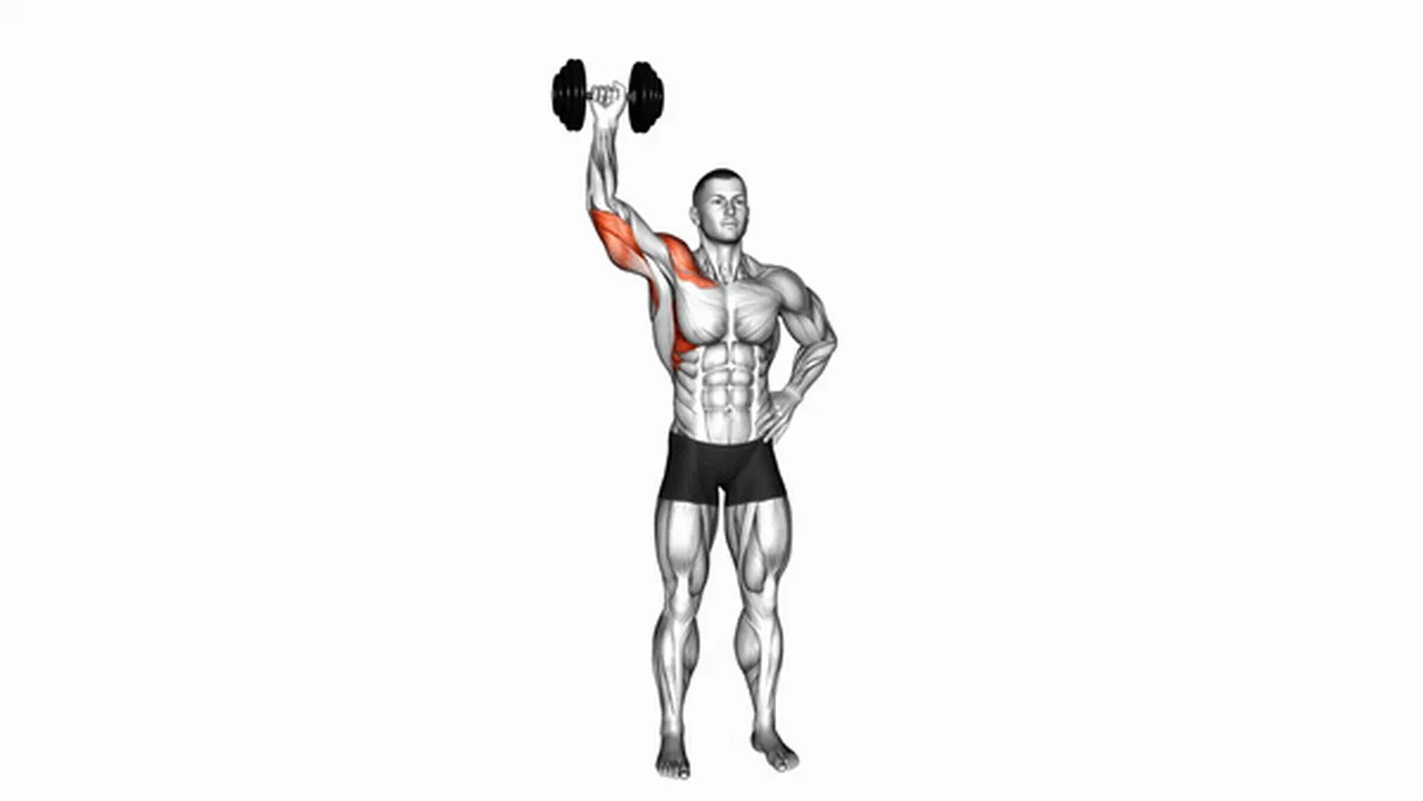 How to do a Dumbbell One Arm Shoulder Press? Image