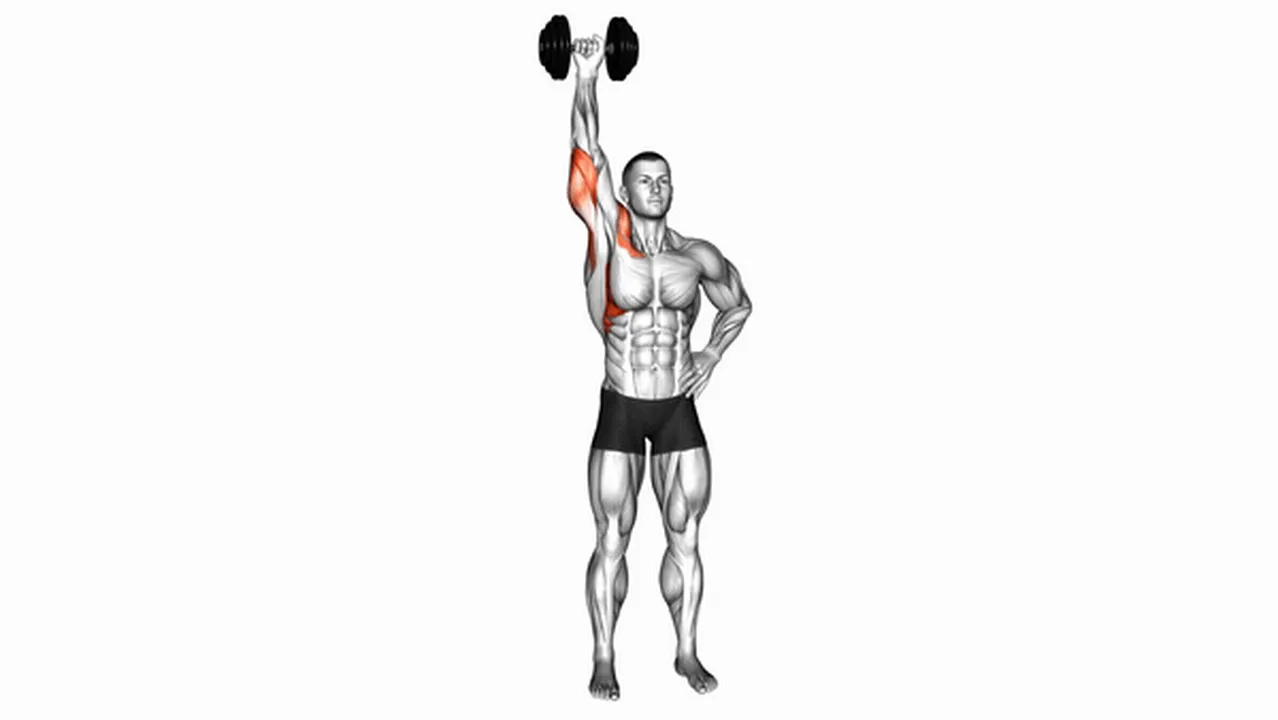 Common Dumbbell One Arm Shoulder Press variations Image