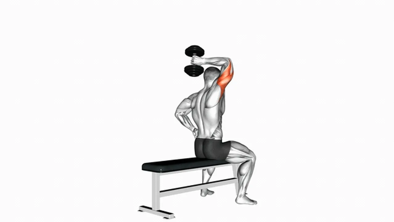 How to do Dumbbell One-Arm Triceps Extensions? Image