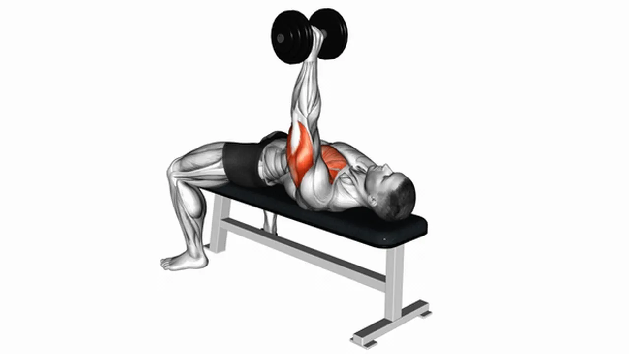 How to do Dumbbell One-Arm Wide Grip Bench Press? Image