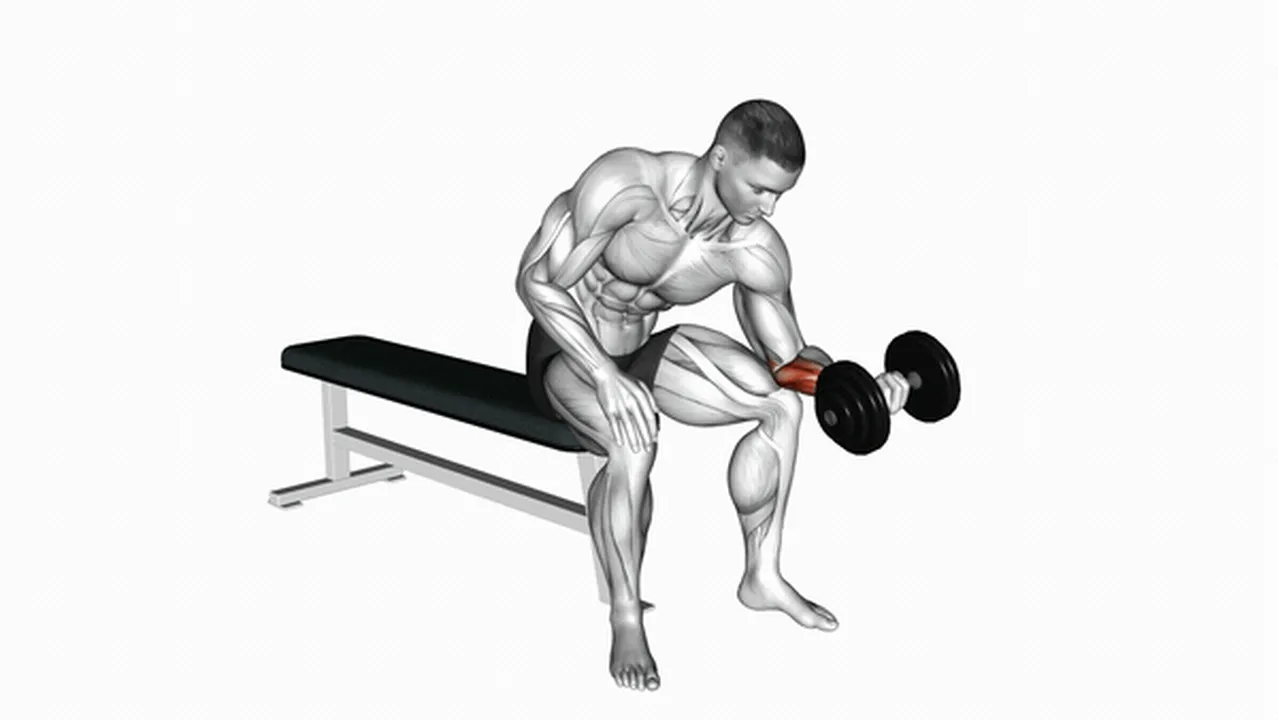 What are the benefits of dumbbell one-arm wrist curls? Image