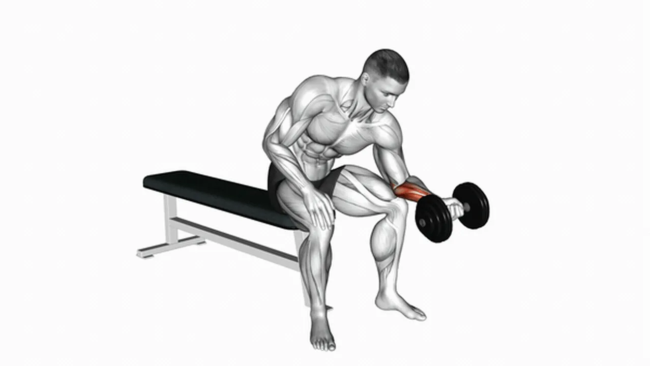 Common mistakes during dumbbell one-arm wrist curls Image