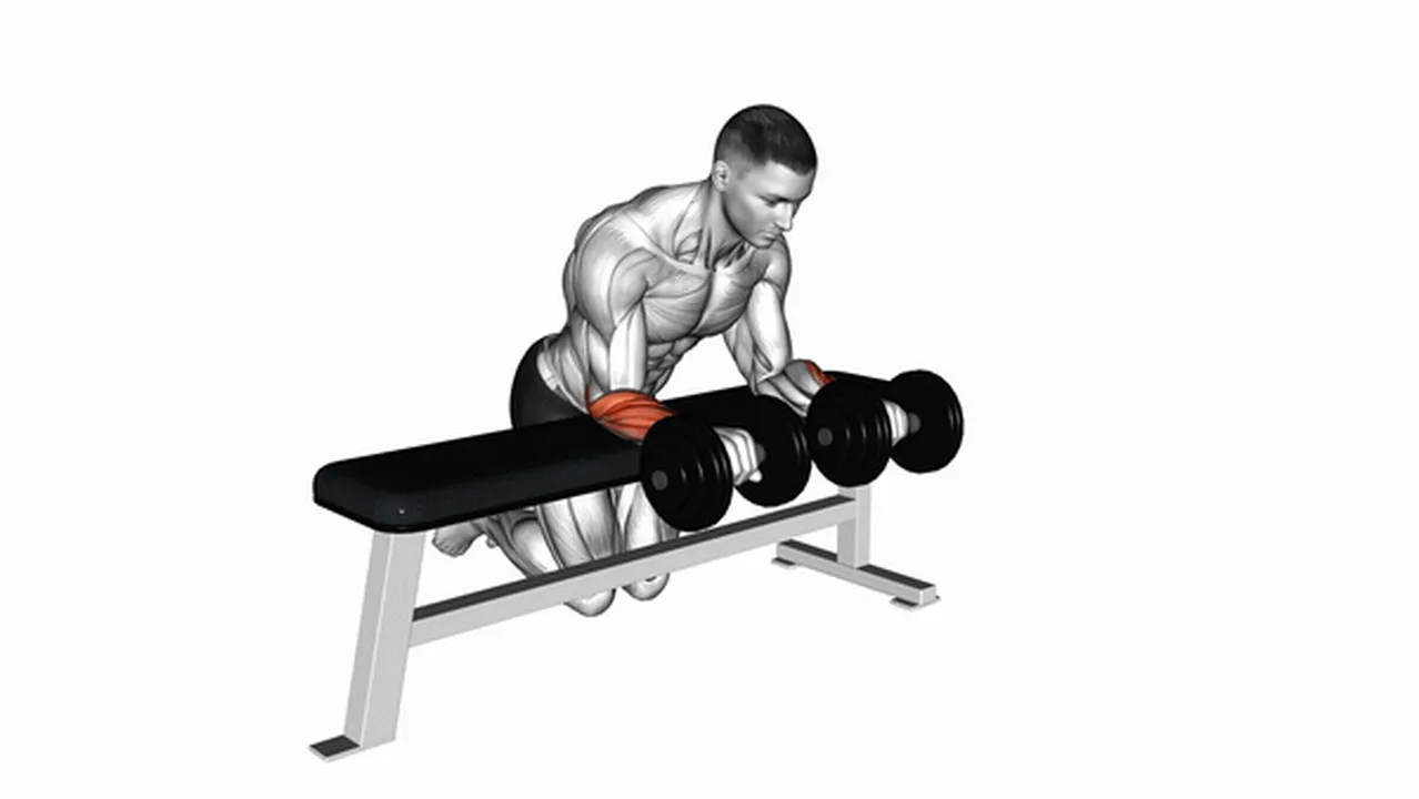 What are the benefits of Dumbbell Over Bench Wrist Curls? Image