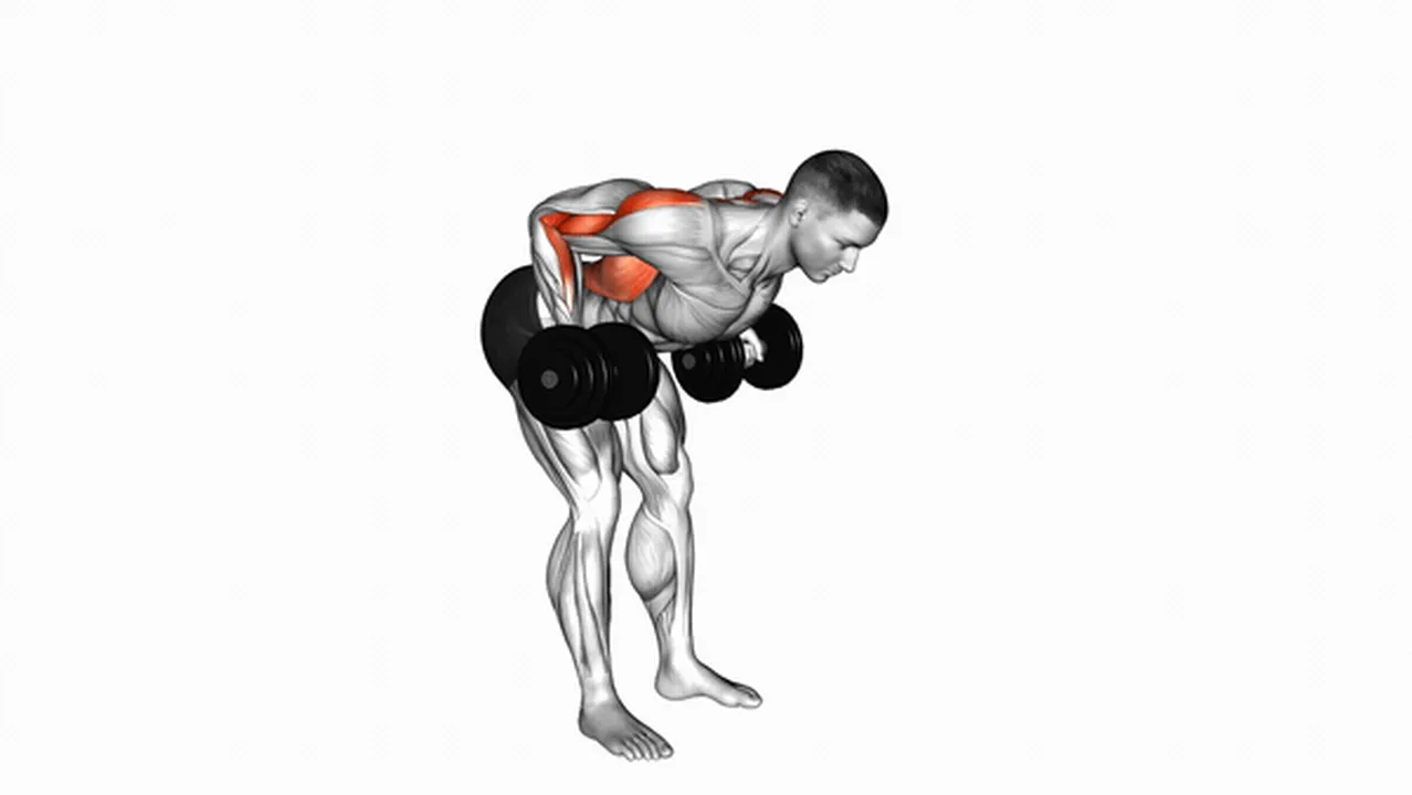 Common Dumbbell Palm Rotational Bent Over Row Variations Image