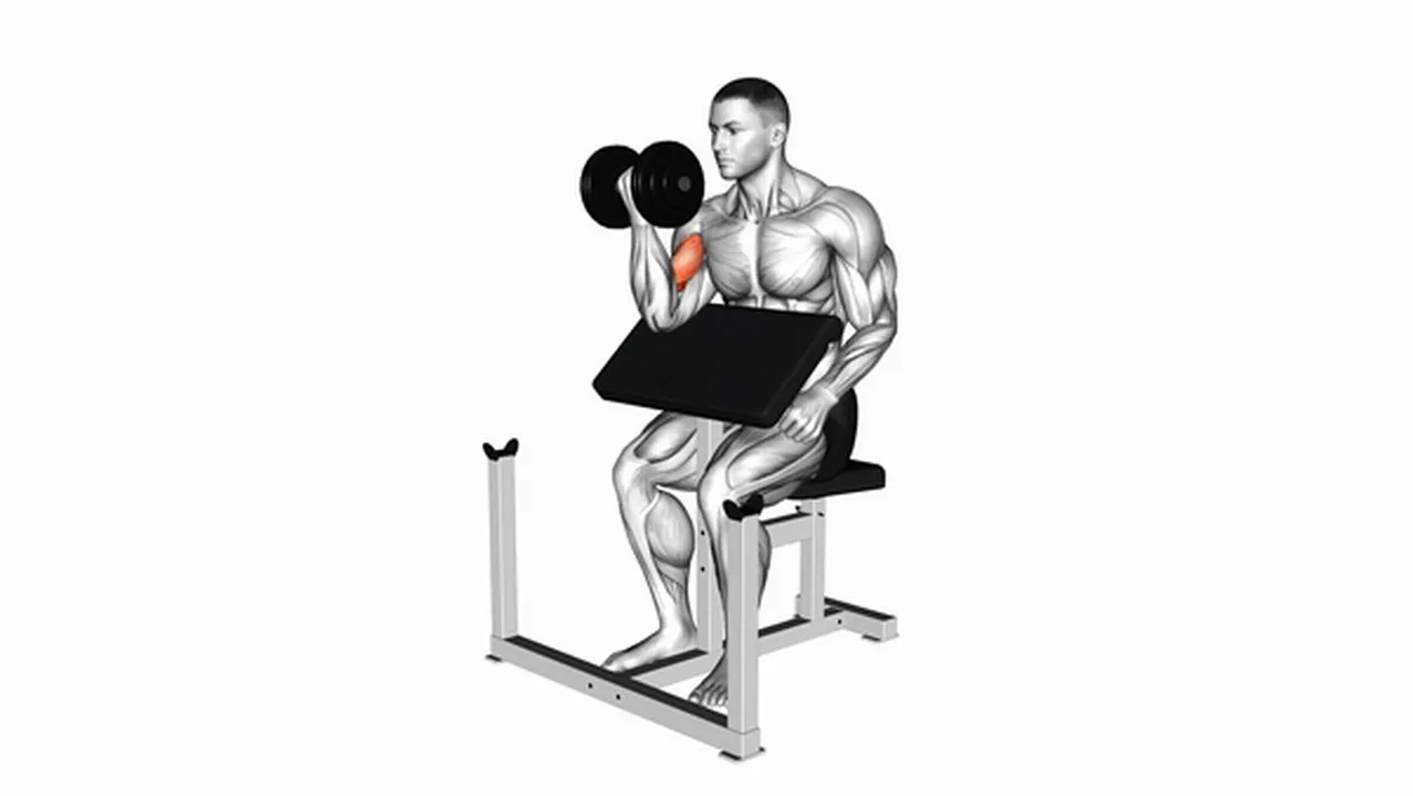 Common mistakes during dumbbell preacher curls Image