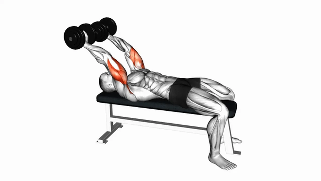 How to do the Dumbbell Pronate Grip Triceps Extension? Image