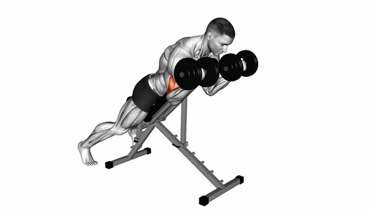 Common Dumbbell Prone Incline Curl variations Image