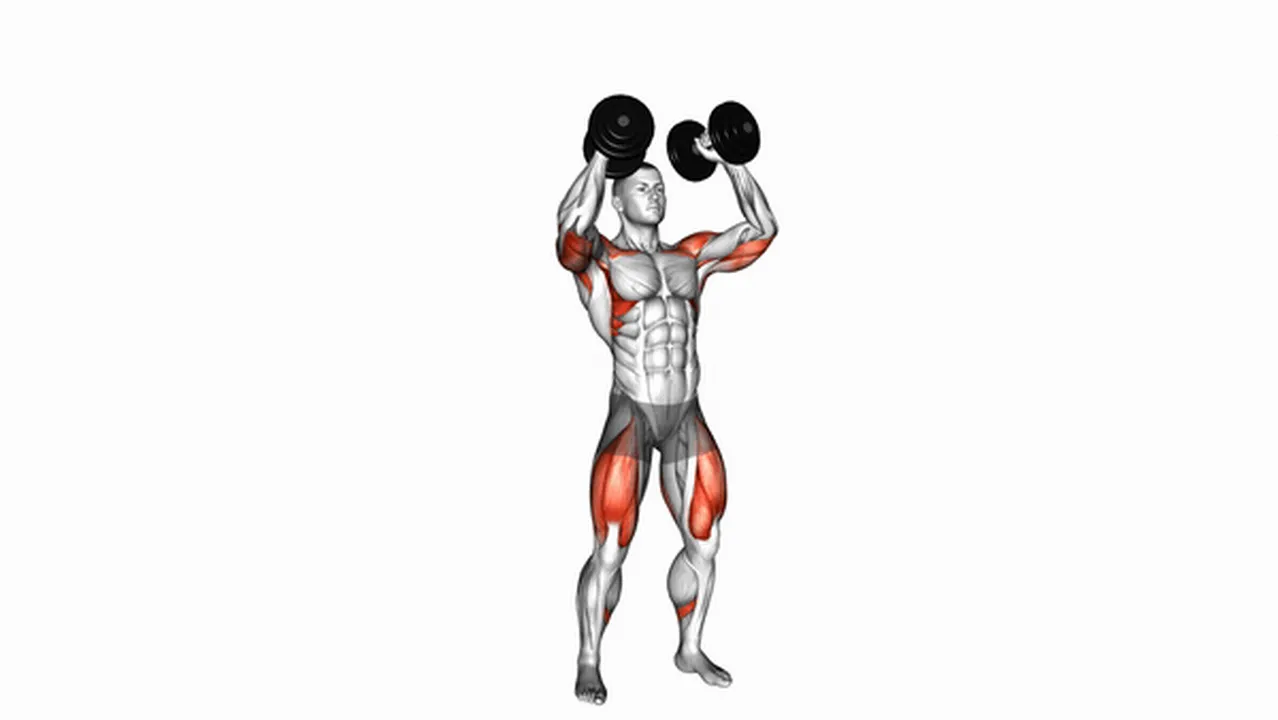 Common Dumbbell Push Press variations Image