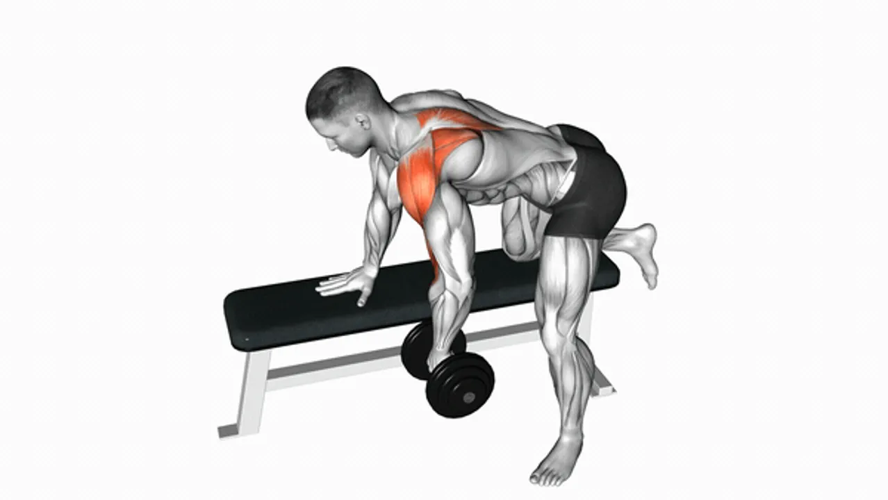 Dumbbell Rear Delt Row