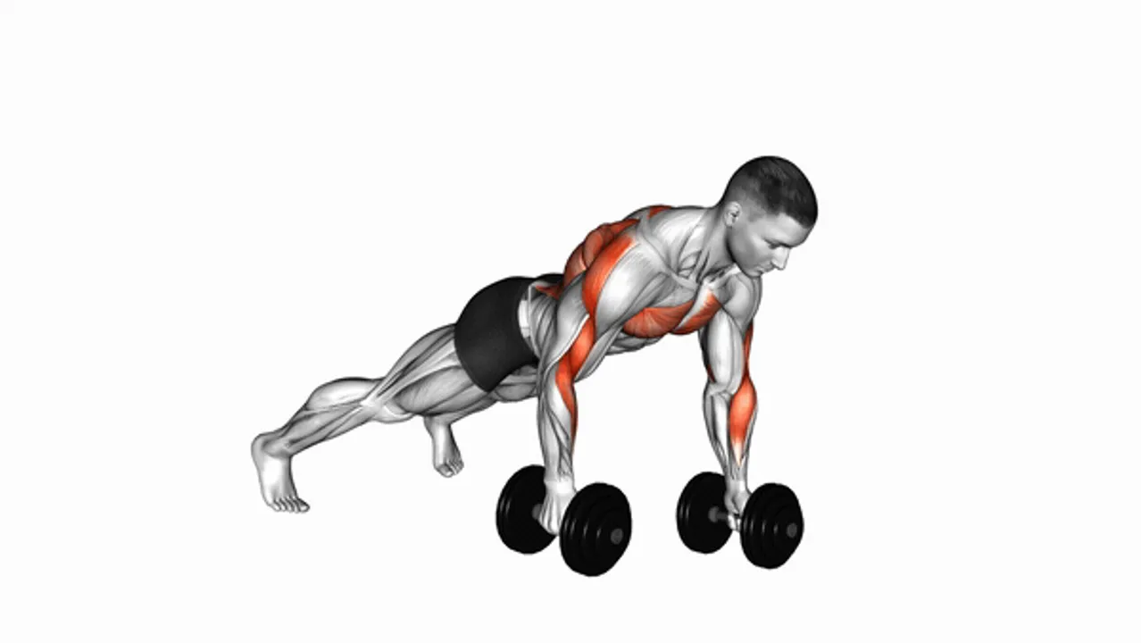 Dumbbell Renegade Row