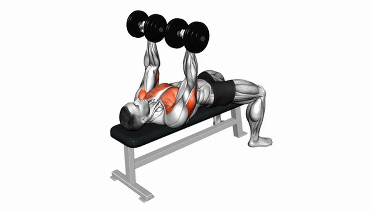 Common variations of the Dumbbell Reverse Bench Press Image