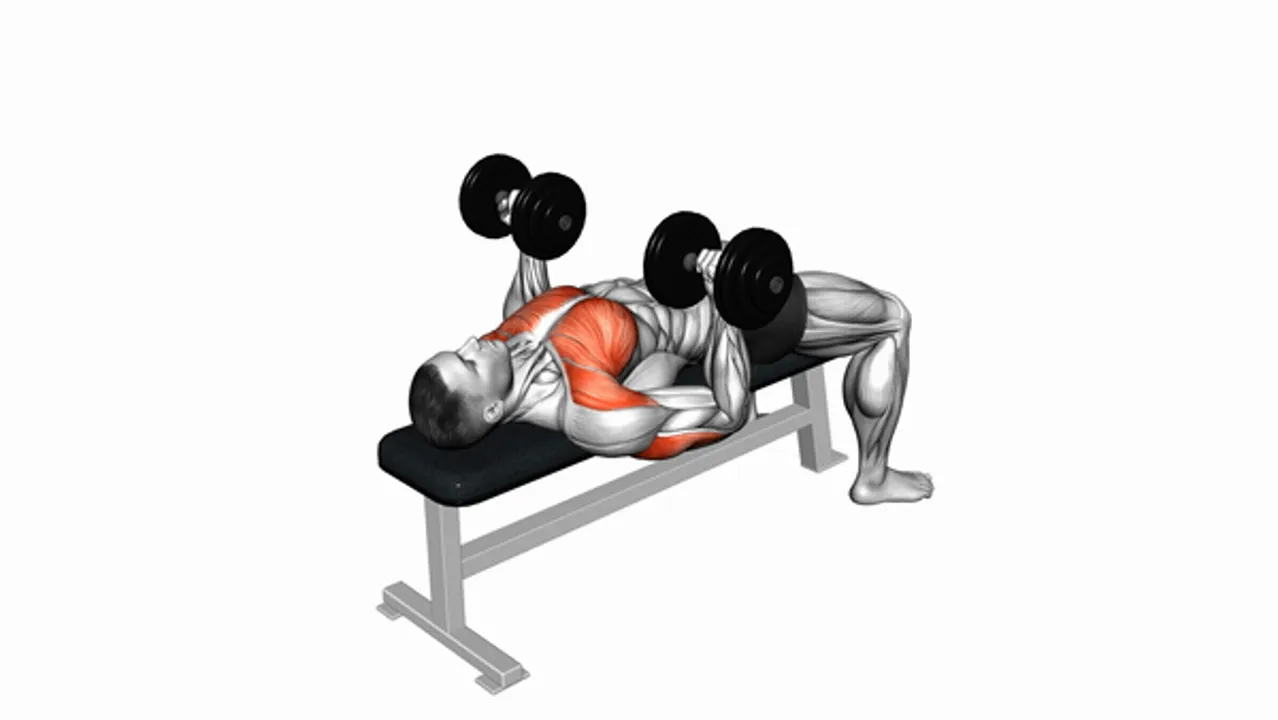 Dumbbell Reverse Bench Press