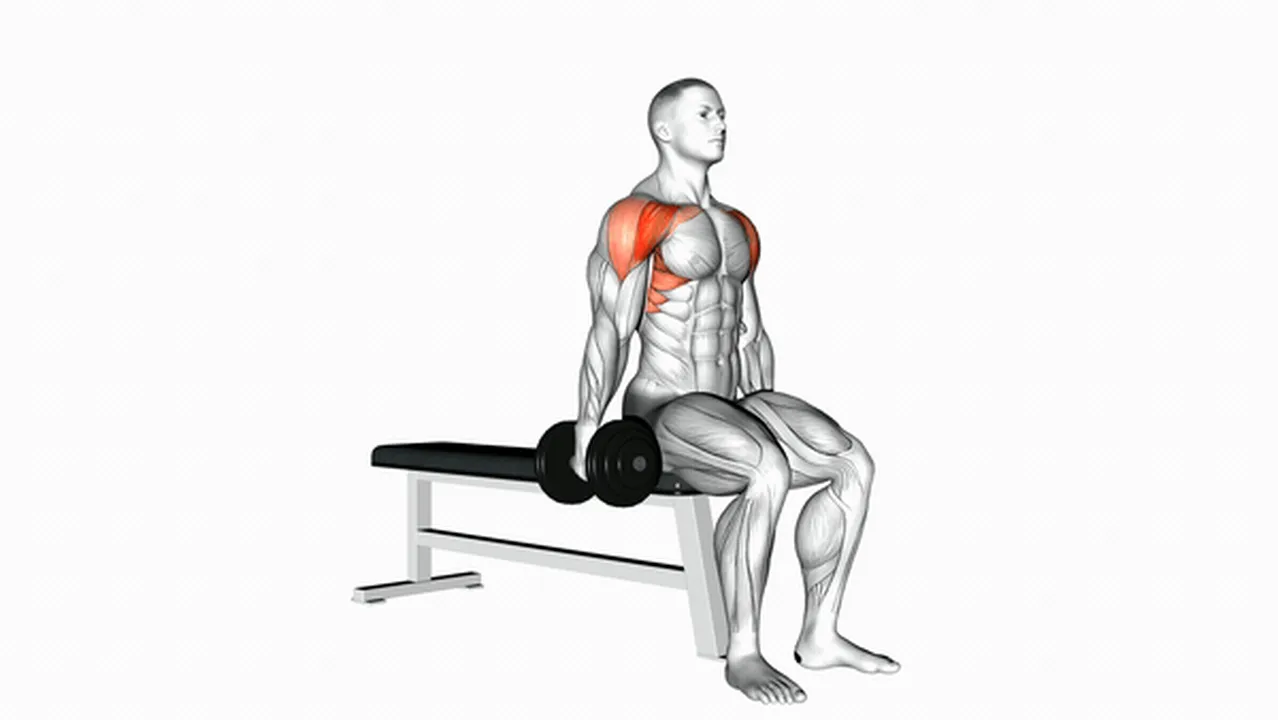 Common Dumbbell Seated Alternate Front Raise variations Image